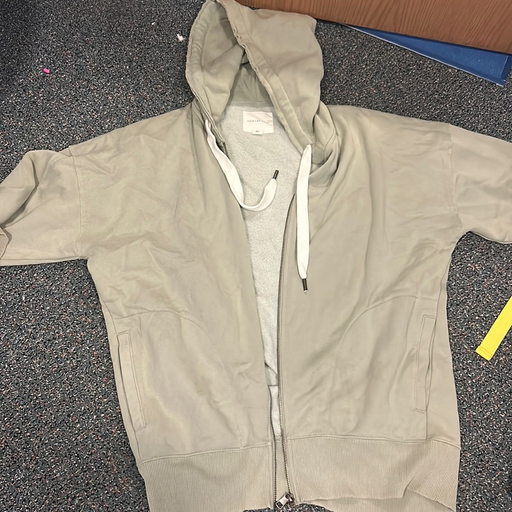 Olive colored American eagle hoodie